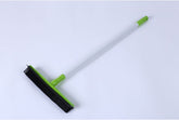 New Extra Long Handle Rubber Bristles Sweeper Squeegee for Pet Cat Dog Hair Fur Broom